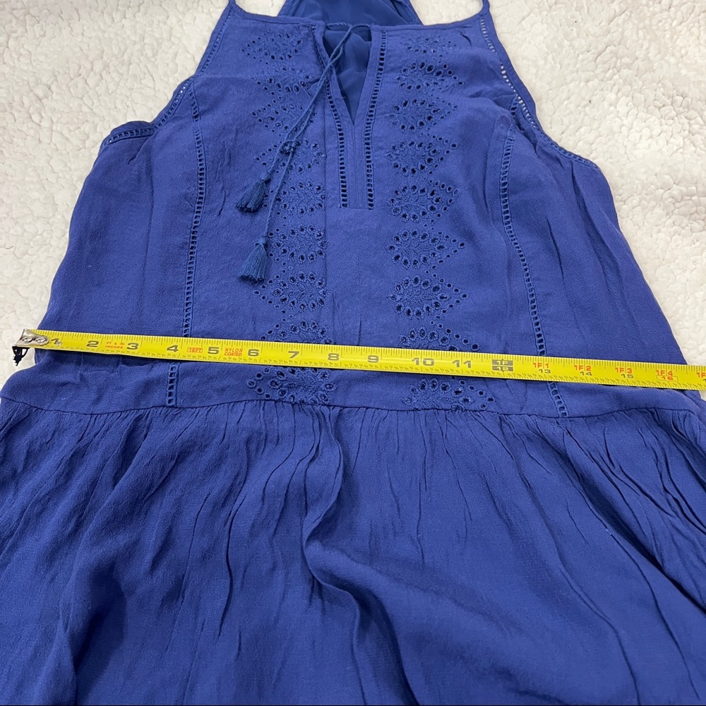 Loft - Racerback Style Blue Dress - Size Small - Picture 6 of 6